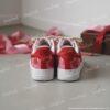 Hand-Painted Valentine Couple Air Force 1: Custom Red Heart AF1 Sneakers - Image 4