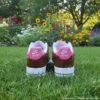 Custom Pink Chocolate Drip Air Force 1 , Hand-painted Pink Heart Chain Graffiti AF1 Sneakers, Love Streetwear Shoes - Image 3
