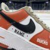 Personalized Hand-Painted Anaheim Hockey Air Force 1, Custom Ducks Hockey Fan AF1 Sneaker, Adult /Toddler Kids - Image 3