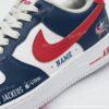 Personalized Custom Columbus Hockey Air Force 1, Hand-Painted Blue Jackets Hockey Fan AF1 Sneaker, Adult /Toddler Kids - Image 3