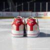 Personalized Custom Red Wings Hockey Air Force 1, Hand-Painted Detroit Hockey Fan AF1 Sneaker, Adult /Toddler Kids - Image 4