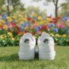 Autism Awareness Custom Air Force 1 Shoes, Hand Painted AF1 Rainbow Puzzle Sneakers - Image 4