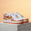 Custom Flame Air Force 1 Shoes – Hand-Painted Fire Design