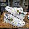 Autism Awareness Custom Drip Air Force 1 Shoes, Handprint Puzzle AF1 Sneakers - Image 9