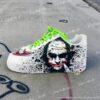 Custom Why So Serious Graffiti AF1 Sneakers, Halloween Movie Character Shoes, Hand Painted Sneakers - Image 4