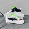 Custom Why So Serious Graffiti AF1 Sneakers, Halloween Movie Character Shoes, Hand Painted Sneakers - Image 3