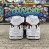 Custom Chocolate Drip Air Force 1 – Brown Melt Hand-Painted AF1 Sneakers - Image 3