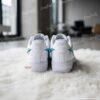 Custom Aqua Drip Air Force 1 Sneakers: Hand-Painted Splatter Design - Image 4