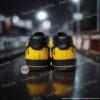 Custom Drip Black Air Force 1 Sneakers, Hand-Painted Yellow AF1 Shoes - Image 4