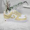 Custom Cheesecake Air Force 1 – Pastel Cream Food-Themed AF1 Sneakers - Image 3