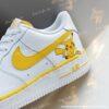 Hand-Painted Pika Character Air Force 1 Sneakers – Custom Yellow Anime Inspired AF1 Shoes - Image 2
