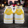 Hand-Painted Pika Character Air Force 1 Sneakers – Custom Yellow Anime Inspired AF1 Shoes - Image 4