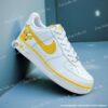 Hand-Painted Pika Character Air Force 1 Sneakers – Custom Yellow Anime Inspired AF1 Shoes - Image 3