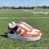 Hand-Painted Chicago Football AF1 Sneakers, Personalized Fan Shoes - Image 2