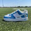Personalized Detroit Football Air Force 1 Sneakers, Hand-Painted Lion Fan AF1 - Image 3