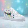 Custom Hand-painted Air Force 1 Drip Sneakers: Personalized Autism AF1 Shoes - Image 2