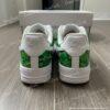 Custom Lucky Green Air Force 1 Sneakers: Hand-Painted Shamrock AF1 Shoes - Image 4
