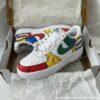Hand-Painted Comic Air Force 1 Sneakers: Custom Cartoon AF1 Shoe - Image 2