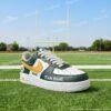 Hand-Painted Green Bay Football Air Force 1 Sneakers, Custom Packer Shoes - Image 2