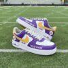 Hand-Painted Vikings Football AF1 Sneakers, Personalized - Image 2
