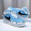 Custom Hand-Painted Drip Air Force 1 Mid Sneakers: Personalized AF1 Shoes - Image 2