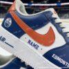 Personalized Custom Edmonton Hockey Air Force 1, Hand-Painted Oilers Hockey Fan AF1 Sneaker, Adult /Toddler Kids - Image 2