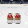 Personalized Custom Florida Hockey Air Force 1, Hand-Painted Panthers Hockey Fan AF1 Sneaker, Adult /Toddler Kids - Image 4