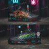 Hand-Painted Graffiti Black Air Force 1 Sneakers: Personalized Black AF1 Shoes, Custom Name - Image 2