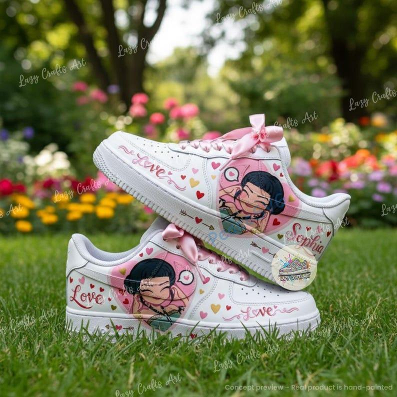 Custom K-Pop Demon Hunter Air Force 1 Sneakers