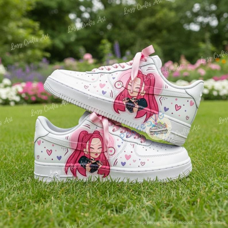 Custom K-Pop Demon Hunter Air Force 1 Sneakers