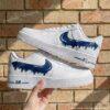Custom Hand-Painted Drip Air Force 1 Sneakers | Personalized AF1 Shoes - Image 4