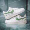Custom Hand-painted Clover Air Force 1 Sneakers: Hand-Painted Patrick's Day Streetwear Shoes