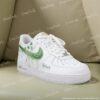 Custom Green Drip Air Force 1 Sneakers: Hand-Painted Patrick's AF1 Shoes - Image 2