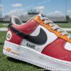 Custom Hand-Painted Tampa Bay Football Air Force 1, Hand-Painted Buccaneers Football Fan AF1 Sneaker, Adult /Toddler Kids - Image 4