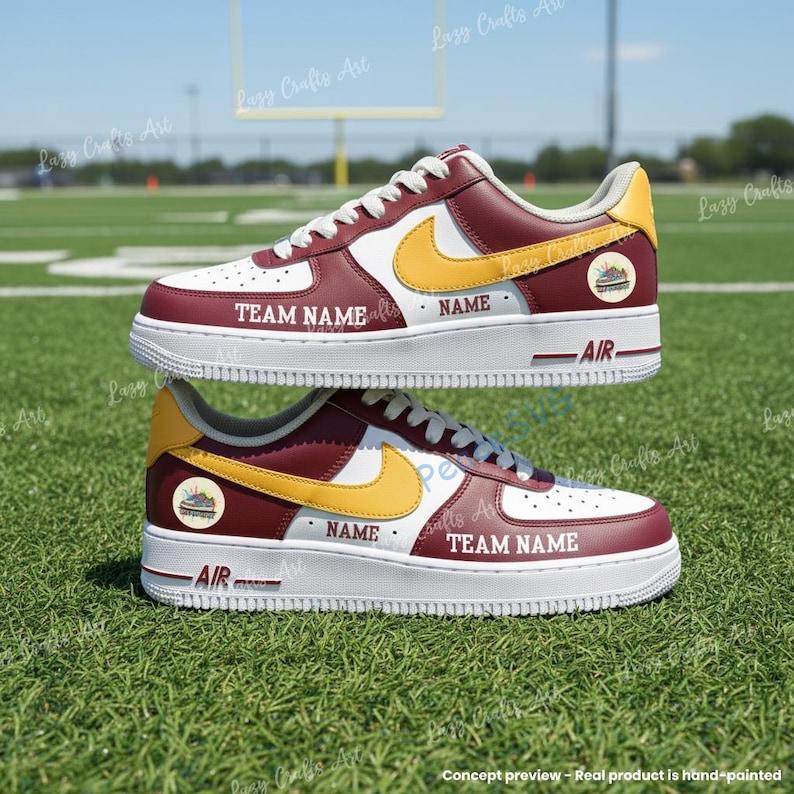 Hand-painted Washington Football Air Force 1