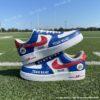 Custom Buffalo Football Air Force 1, Hand-Painted Bills Football Fan AF1 Sneaker, Adult /Toddler Kids