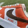Hand-Painted Cleveland Football Air Force 1, Custom Browns Football Fan AF1 Sneaker, Adult /Toddler Kids - Image 2