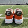 Hand-Painted Cleveland Football Air Force 1, Custom Browns Football Fan AF1 Sneaker, Adult /Toddler Kids - Image 4