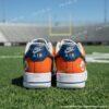 Custom Denver Football Air Force 1, Hand-Painted Broncos Football Fan AF1 Sneaker, Adult /Toddler Kids - Image 4