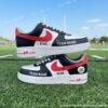 Personlized Houston Football Air Force 1, Hand-Painted TexansFootball Fan AF1 Sneaker, Adult /Toddler Kids - Image 2