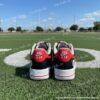 Personlized Houston Football Air Force 1, Hand-Painted TexansFootball Fan AF1 Sneaker, Adult /Toddler Kids - Image 5