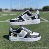 Personlized Las Vegas Football Air Force 1, Hand-Painted Raiders Football Fan AF1 Sneaker, Adult /Toddler Kids