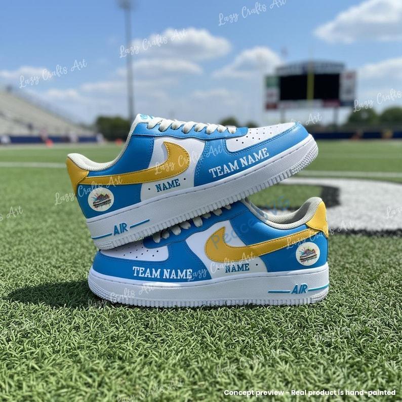 Personlized Los Angeles Football Air Force 1