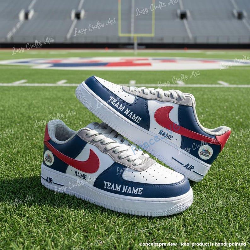 Personlized New England Football Air Force 1