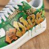 Personalized Graffiti Air Force 1 Sneakers: Custom Name Hand-Painted AF1 Sneakers - Image 3