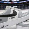 Personalized Custom Los Angeles Hockey Air Force 1, Hand-Painted Kings Hockey Fan AF1 Sneaker, Adult /Toddler Kids - Image 2
