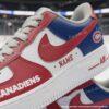 Personalized Custom Montreal Hockey Air Force 1, Hand-Painted Canadiens Hockey Fan AF1 Sneaker, Adult /Toddler Kids - Image 3