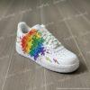 Autism Awareness Custom Air Force 1 Shoes, Hand Painted AF1 Puzzle Art Sneakers, Autism Acceptance Gift - Image 3