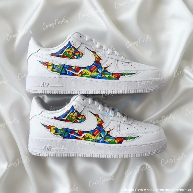 Autism Acceptance Custom Air Force 1 Shoes