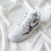 Autism Acceptance Custom Air Force 1 Shoes, Hand Painted AF1 Geometric Art Sneakers, Neurodiversity Gift - Image 2